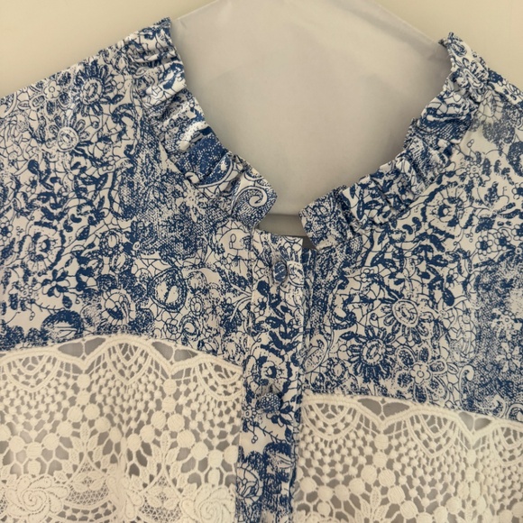 LIKE NEW TUCKERNUCK HYACINTH HOUSE LACE TRIM EMMIE MINI DRESS - Picture 2 of 7